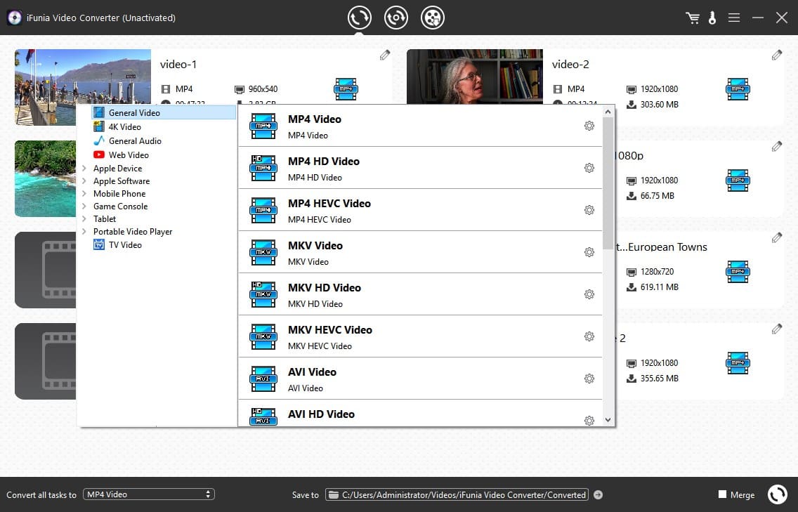 iFunia Video Converter for Windows 2.0.0 full