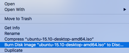 Burn ISO to DVD with Finder on Mac