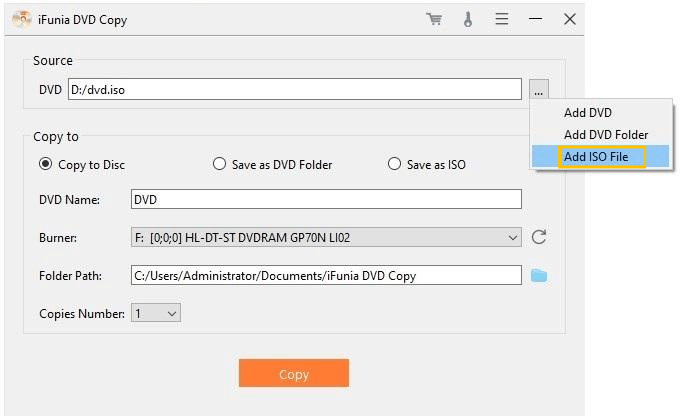 Burn ISO to DVD