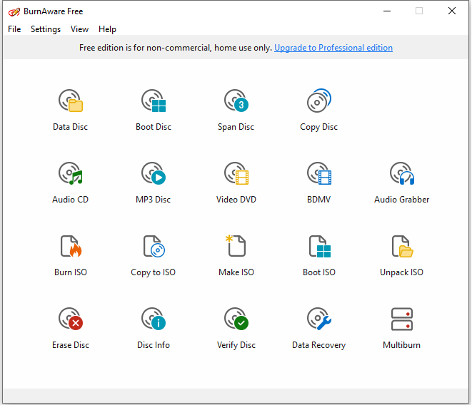 BurnAware Free for Windows