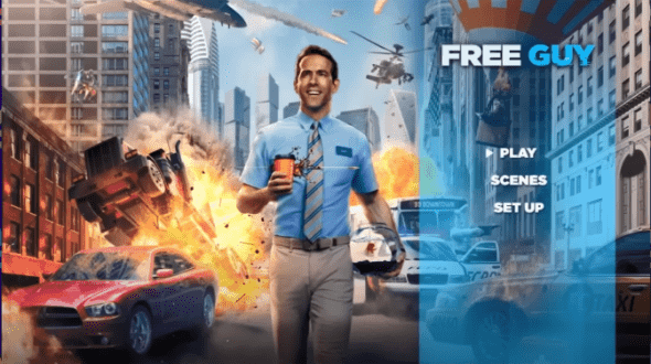 Free Guy DVD menu (2021)