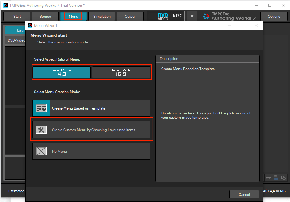 TMPGEnc DVD Menu creator 2