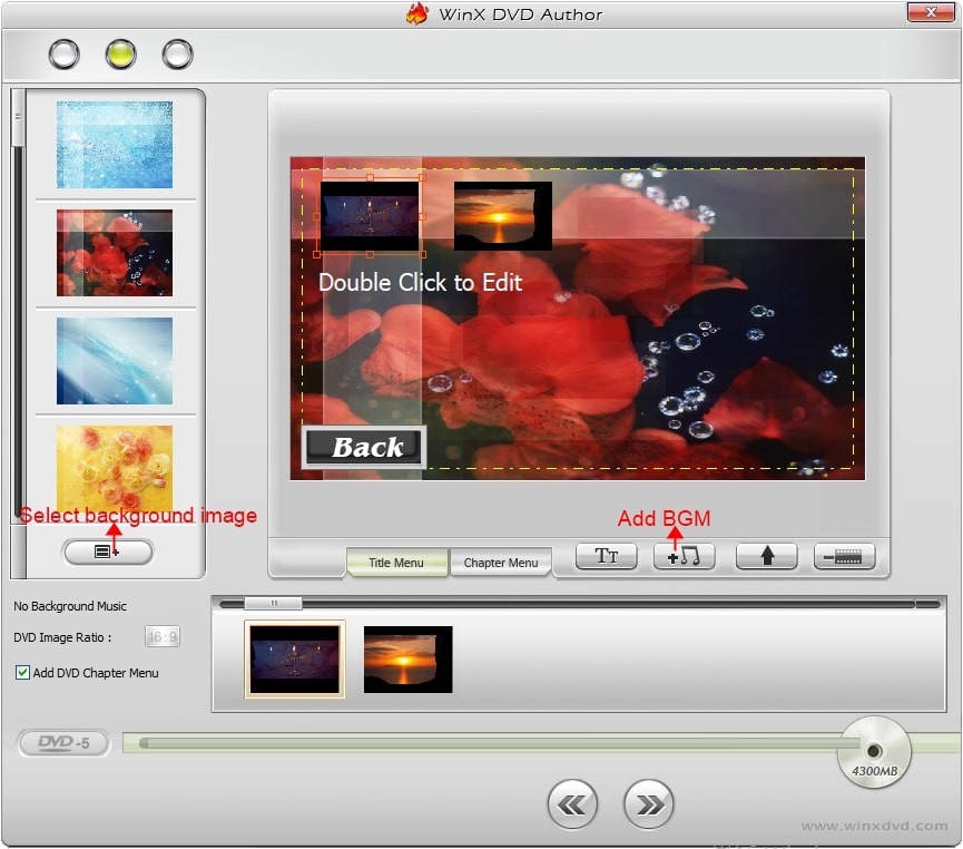 WinX DVD Menu Creator 2