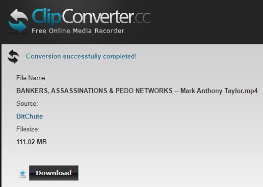 download converted BitChute video
