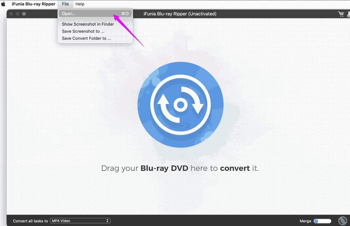 how to rip blu-ray to mkv with iFunia1