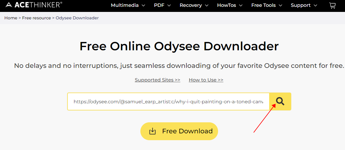 how to download from odysee online