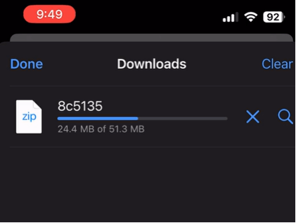 odysee download feature disabled