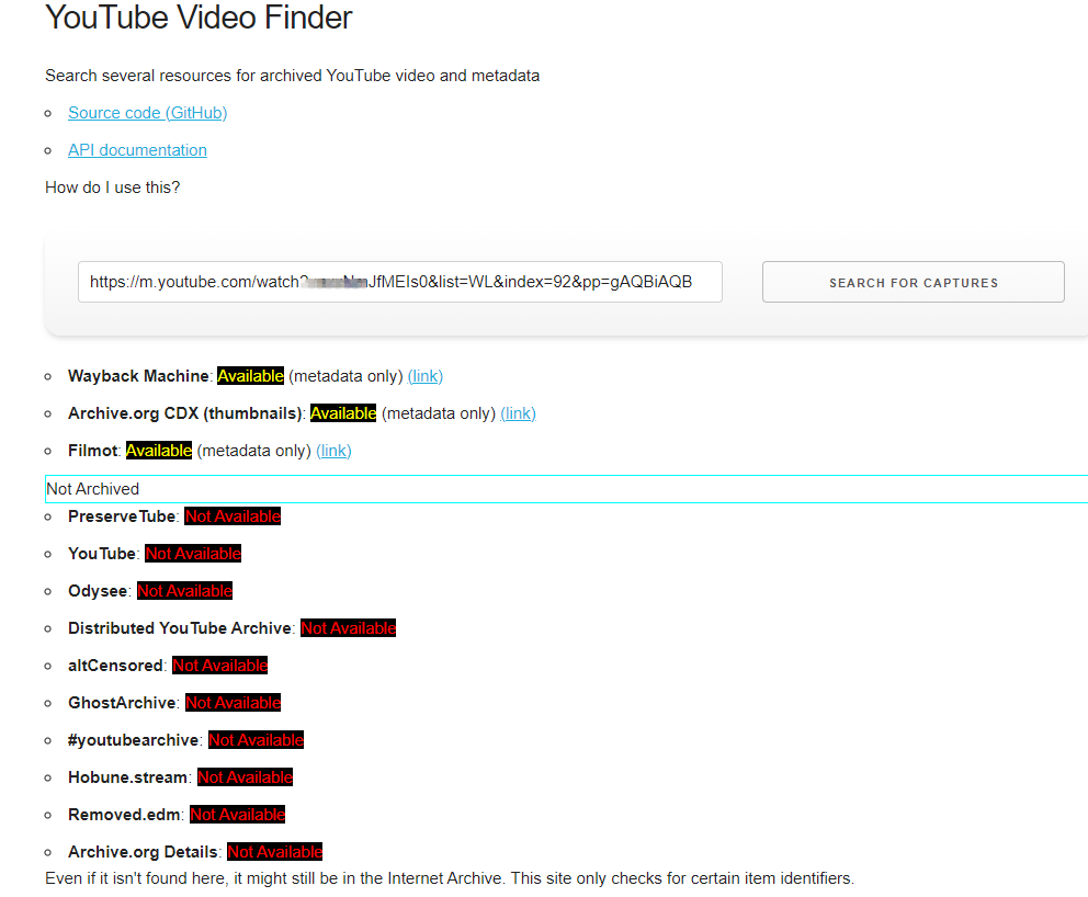 youtube deleted video finder free