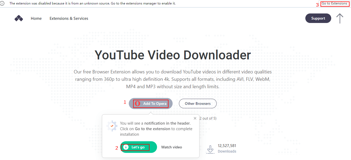 online 1080 youtube download extension