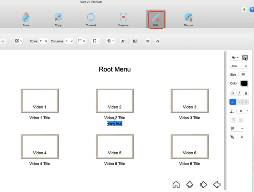 how to burn mp4 to dvd mac Toast 