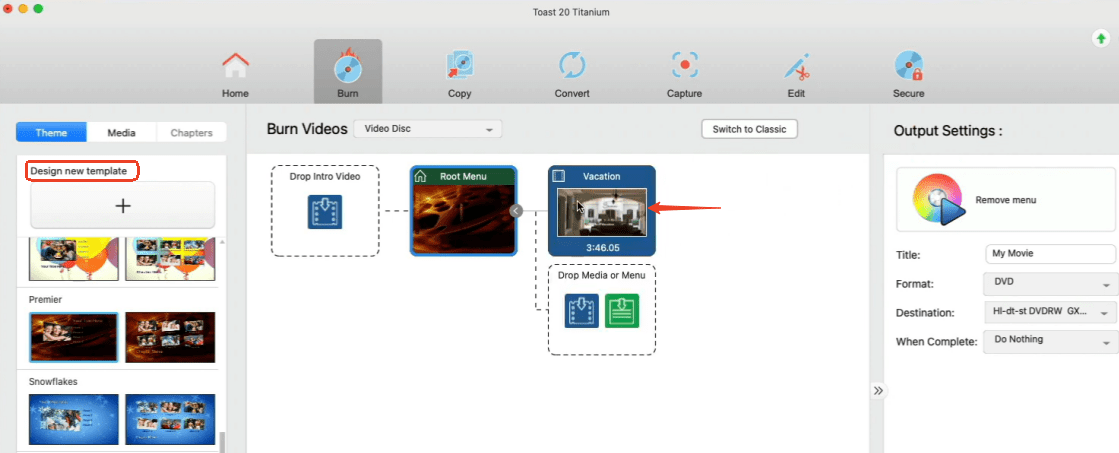 how to burn mp4 to dvd mac Toast Titanium