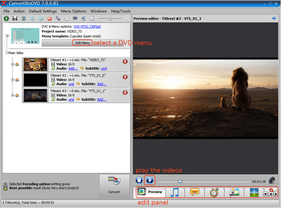 how to burn video_ts and audio_ts to dvd win