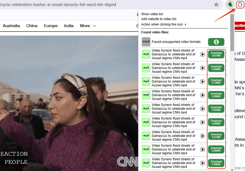 download cnn video browser extension