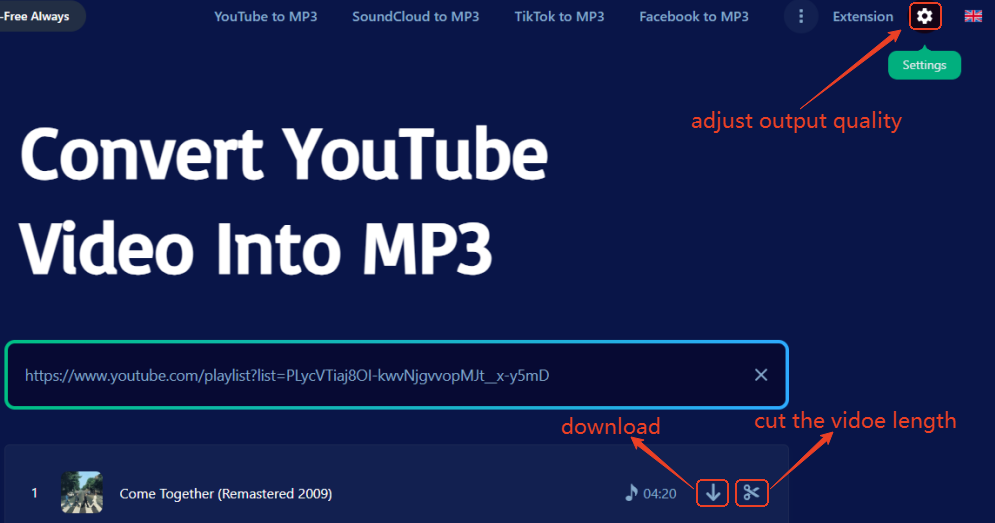 download youtube playlist to mp3 online free