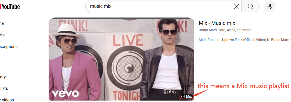 what is youtube mix