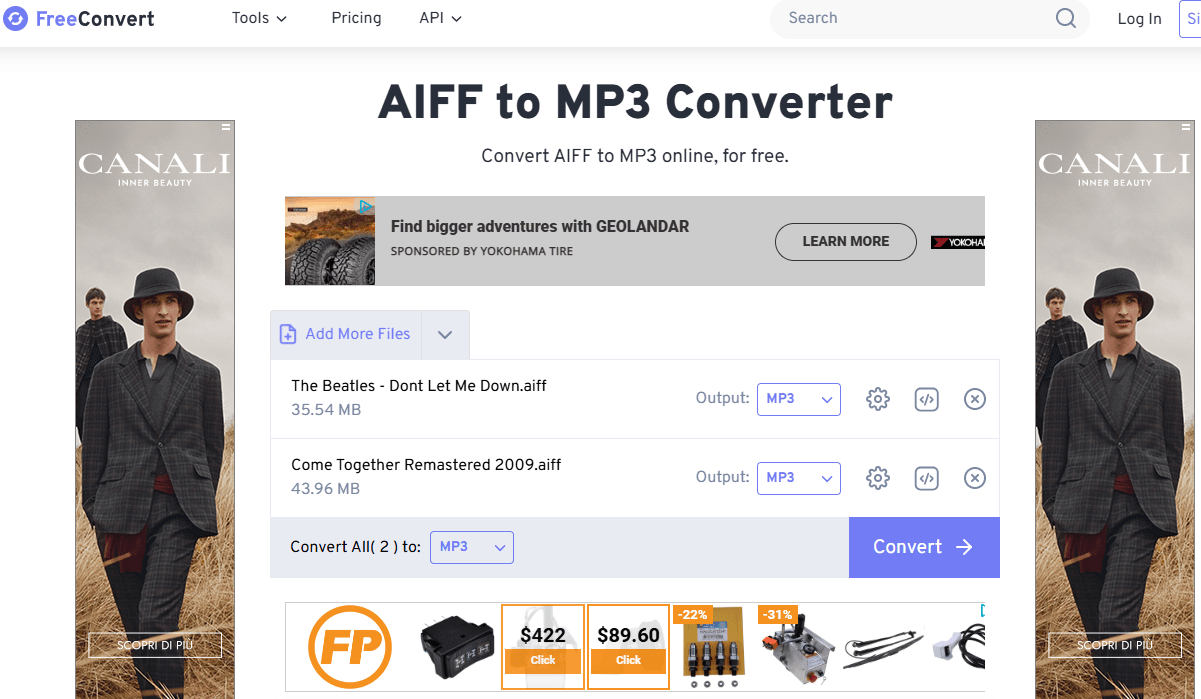 aiff to mp3 converter free online