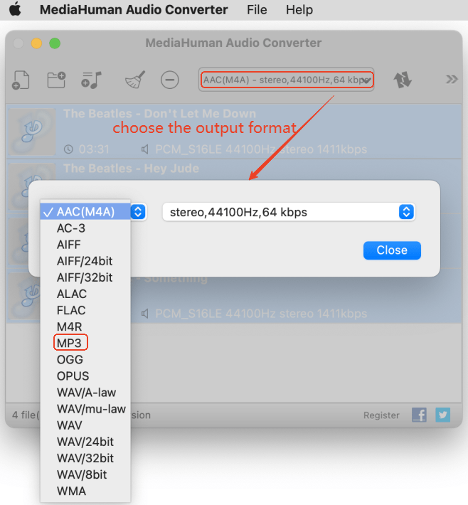 convert aiff to mp3 on mac