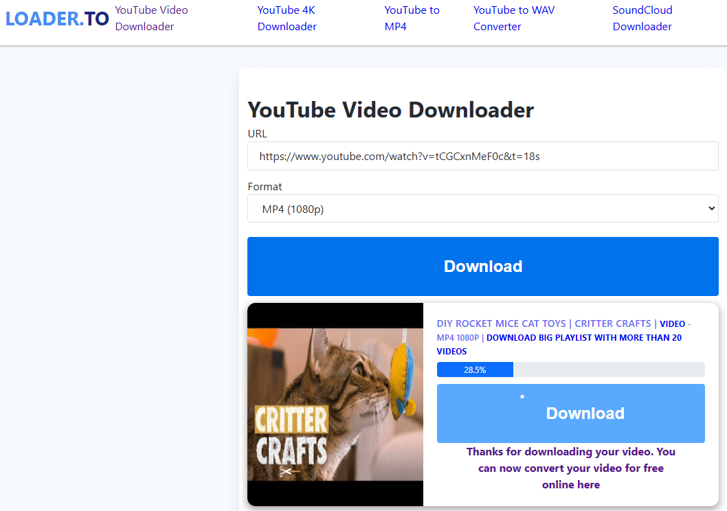 youtube to mov converter online